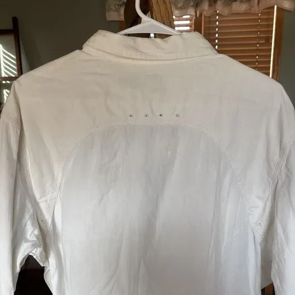 Vintage Polo Ralph Lauren Button Up Shirt Mens Size XL White - Picture 6 of 9